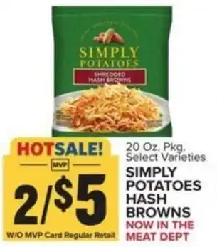 Food Lion SIMPLY POTATOES HASH BROWNS offer