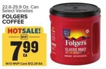 Food Lion FOLGERS COFFEE offer
