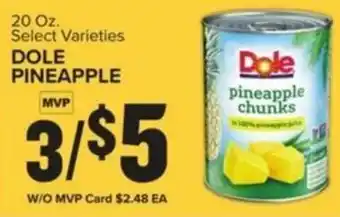 Food Lion DOLE PINEAPPLE offer