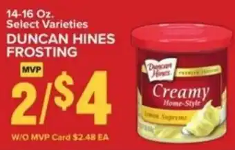 Food Lion DUNCAN HINES FROSTING offer