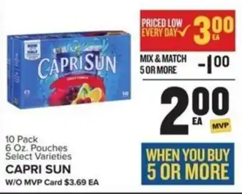 Food Lion CAPRI SUN offer