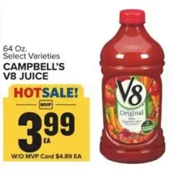 Food Lion CAMPBELL'S V8 JUICE offer
