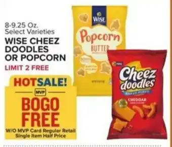 Food Lion WISE CHEEZ DOODLES OR POPCORN offer