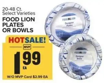Food Lion FOOD LION PLATES OR BOWLS offer