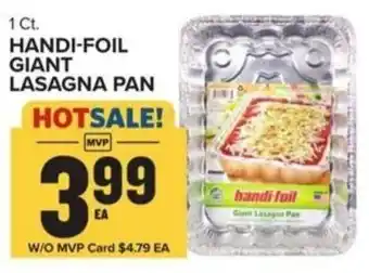 Food Lion HANDI-FOIL GIANT LASAGNA PAN offer