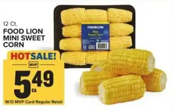 Food Lion FOOD LION MINI SWEET CORN offer