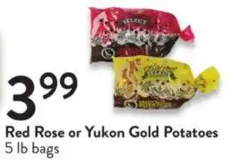 Fresh Thyme Red Rose or Yukon Gold Potatoes Easter Chick Bouquet 5 lb bags offer