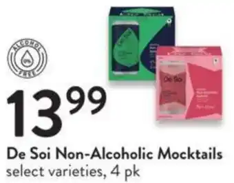 Fresh Thyme De Soi Non-Alcoholic Mocktails select varieties, 4 pk offer