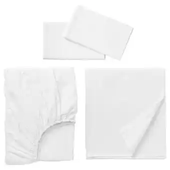 Ikea Dvala Sheet set, white, Queen offer