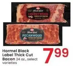 Albertsons Hormel Black Label Thick Cut Bacon 24 oz. offer