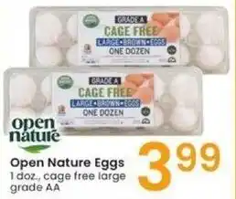 Albertsons Open Nature Eggs offer