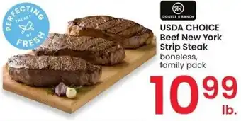 Albertsons USDA CHOICE Beef New York Strip Steak offer