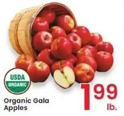 Albertsons Organic Gala Apples offer
