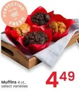 Albertsons Muffins 4 ct. select varieties offer