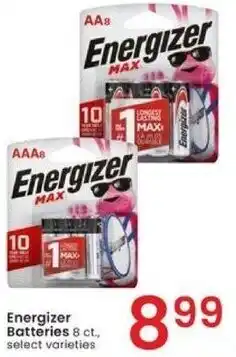 Albertsons Energizer Batteries 8 ct., select varieties offer
