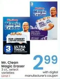 Albertsons Mr. Clean Magic Eraser offer
