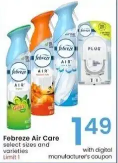 Albertsons Febreze Air Care offer