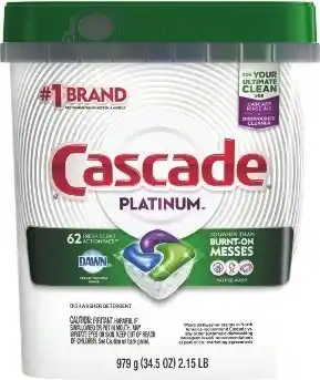Kroger Cascade Actionpacs Dishwasher Detergent offer