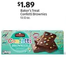 Aldi Baker's Treat Confetti Brownies offer