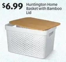 Aldi Huntington Home Basket with Bamboo Lid offer