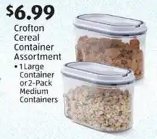 Aldi Crofton Cereal Container offer