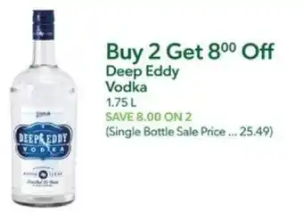 Publix Deep Eddy Vodka offer