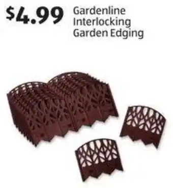 Aldi Gardenline Interlocking Garden Edging offer