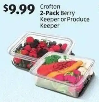 Aldi Crofton 2-Pack Berry Keeper or Produce Keeper offer