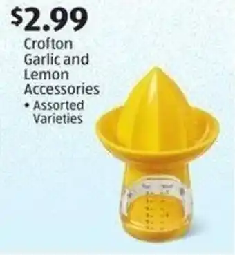 Aldi Crofton Garlic and Lemon Accessories offer