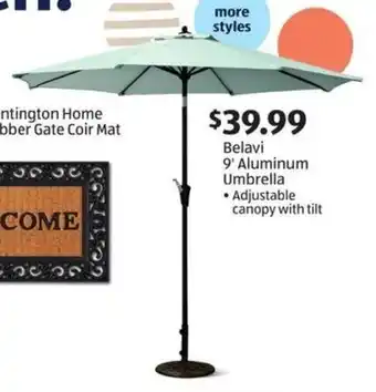 Aldi Belavi 9' Aluminum Umbrella offer