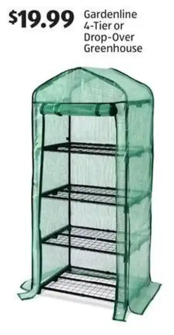 Aldi Gardenline 4-Tier or Drop-Over Greenhouse offer