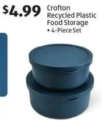Aldi Crofton Recycled Plastic Food Storage offer