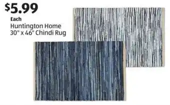 Aldi Huntington Home 30" x 46" Chindi Rug offer