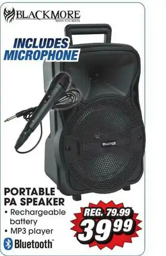 Big 5 Blackmore Portable Pa Speaker offer