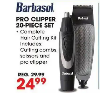 Big 5 Barbasol Pro Clipper 20-piece Set offer