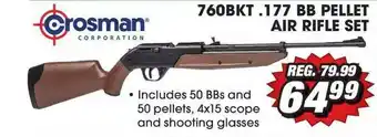 Big 5 Rosman 760bkt .177 Bb Pellet Air Rifle Set offer