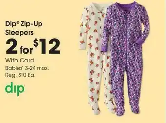 Fred Meyer Dip Zip-up Sleepers offer