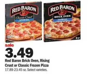 Meijer Reb Baron Brick Oven Rising Crust Or Classic Frozen Pizza offer