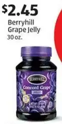 Aldi Berryhill Grape Jelly 30 oz. offer