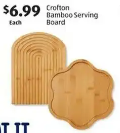 Aldi Crofton Bamboo Serving Board offer