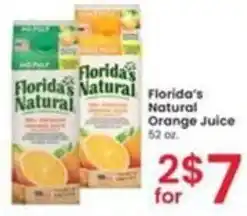 Albertsons Florida's Natural Orange Juice offer
