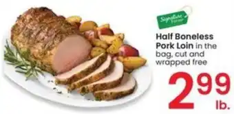 Albertsons Half Boneless Pork Loin offer