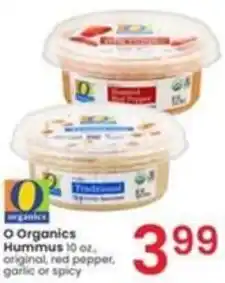 Albertsons O Organics Hummus offer
