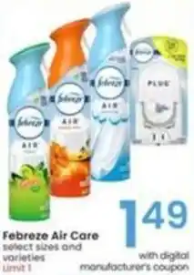 Albertsons Febreze Air Care offer