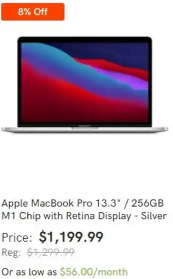Curacao Apple MacBook Pro 13.3"/256gb offer