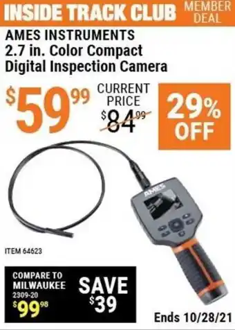 Harbor Freight Tools Ames Instruments 2.7 In. Color Compact Digital Inspection Camera offer