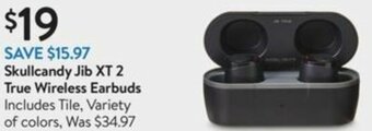 Walmart Skullcandy Jib XT 2 True Wireless Earbuds offer