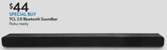 Walmart TCL 2.0 Bluetooth Soundbar offer
