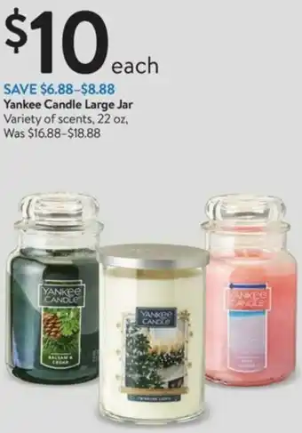 Walmart Yankee Candle Large Jar offer