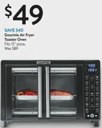 Walmart Gourmia Air Fryer Toaster Oven offer